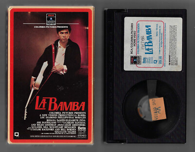 La Bamba Betamax Tape Colombia Pictures Home Video 1987 BETA Lou Diamond