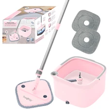 NEW True & Tidy Rose SPIN-800 Mop & Bucket System