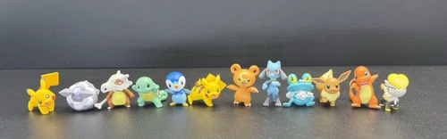 Vtg Pokemon Figures Lot of  12TOMY Nintendo Jazwares WCT Mini Collectible Toys