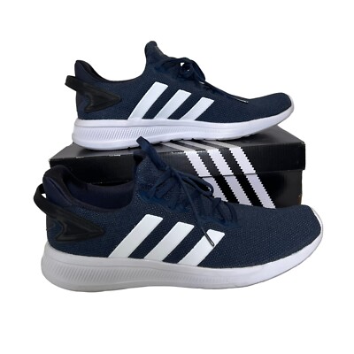 Adidas Seeley Navy Blue White Running Shoe Men’s Size NWT NWB Prime  Green - Main Image