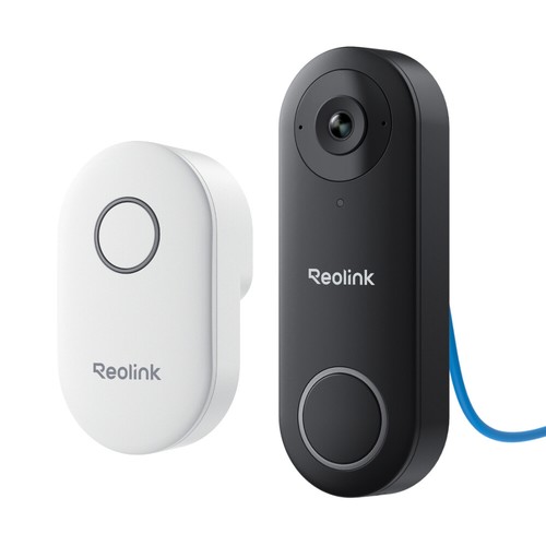 Reolink Video Doorbell PoE Wired Smart 2K+ 5MP Person Detection 180° Wide View