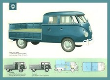 1960 Volkswagen Crew Cab Pickup Truck Vw Toolbox - Refrigerator Magnet 42 Mil 1960 Volkswagen Crew Cab Pickup Truck Vw Toolbox - Refrigerator Magnet 42 Mil