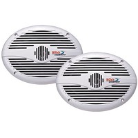 Boss Mr690 6 X 9 2-way Marine Speaker Pair 350 Watt White on sale Boss Mr690 6 X 9 2-way Marine Speaker Pair 350 Watt White on sale