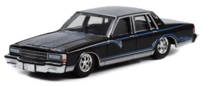 CHEVROLET Caprice - 1987 - black with decor - Greenlight 1:64