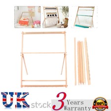 Beech ADJUSTABLE WEAVING LOOM Frame Kit WOOD Hand Weaving Craft Lovers Durable