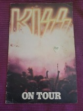 kiss 1976 program complete with  Authentic Gene Simmons pic