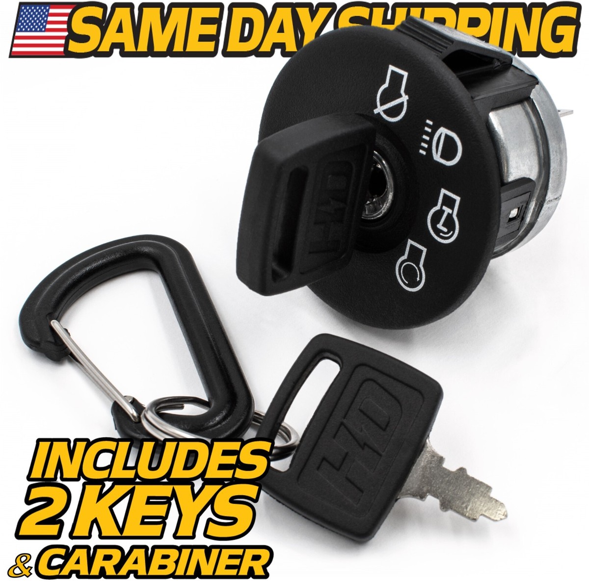 4 Pos Ignition Switch w/Keys fits Ariens Gravely Zoom 40 42