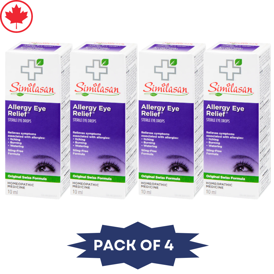 4x Similasan Allergy Eye Relief Drops 10ml -Fresh Stock -Natural Soothing Relief