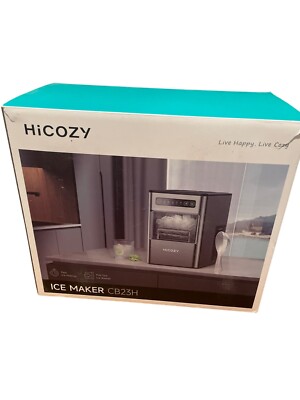 HiCozy CB23H Countertop Ice Maker With 750g Tank Capacity & Self-Cleaning