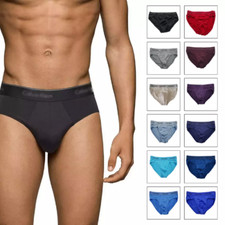 Calvin Klein Men's Brief U8720 Underwear Bottoms Microfiber Cotton Hip Briefs Ck
