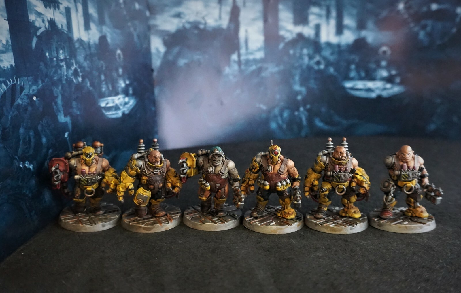 Slave Ogryn Gang painted Necromunda Warhammer 40k House of Chains eBay