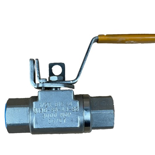 Fit 1/8" O/D Tube 304 Stainless Steel Compression Ball Valve Gate - Foto 2