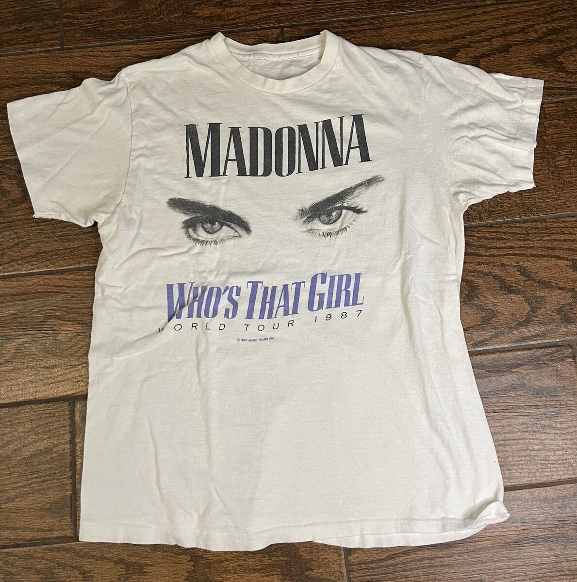VINTAGE 1987 MADONNA - WHO'S THAT GIRL World Tour 1987 | eBay VINTAGE 1987 MADONNA - WHO'S THAT GIRL World Tour 1987 | eBay