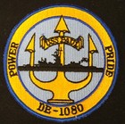 VINTAGE USS PAUL DE-1080 Destroyer Escort Ship NAM Era Embroidered Patch — photo 1
