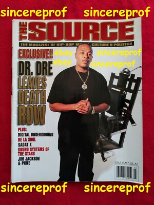 Source Magazine Dr. Dre July 1996 Death Row Records Suge Knight