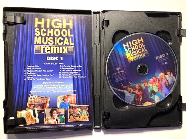 DISNEY HIGH SCHOOL MUSICAL REMIX (2 DVD)==H S  MUSICAL 2==H S MUSICAL ENCORE ED.