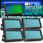 288LED RGB Wall Wash Light Bar DMX Stage DJ Disco Party Club Lights With Remote