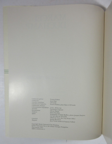 4-Vol Set "Marcel Duchamp" FRENCH TEXT 1st ED 1977 Softcovers Slipcase catalogue - Picture 8 of 18