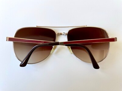 vintage DUNHILL 6029 gold plated rare sunglasses 62/17 MEDIUM 6011
