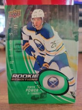 2022-23 Upper Deck Trilogy #RR-37 Owen Power Rookie Renditions Green  /88
