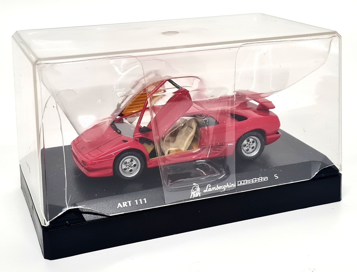 Detail 1/43 - Lamborghini Diablo S Red 80's Supercar 111 Diecast