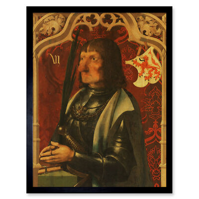 Portrait Henry IV Naaldwijk Marshall Holland Wall Art Print Framed 12x16