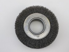 Weiler 06070 Medium Face Wire Wheel Brush, 6 in Dia x 1 in W, 2 in, Steel