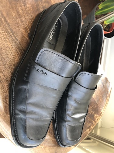 Calvin Klein Para Hombre Negro Mocasines 9.5 medio | eBay
