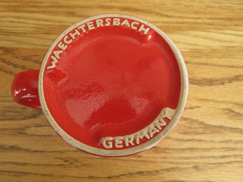 Waechtersbach Red Christmas Tree Mug Santa in Window 12 oz. - Picture 7 of 8