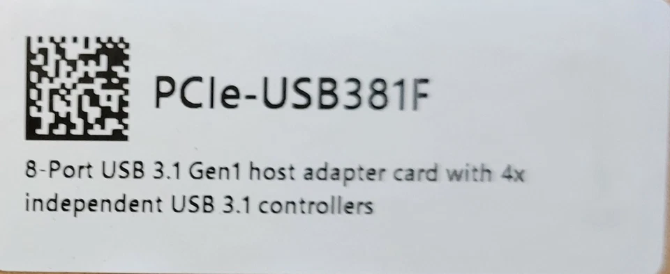 PCIe-USB381F USB Expansion - Image 3 of 3
