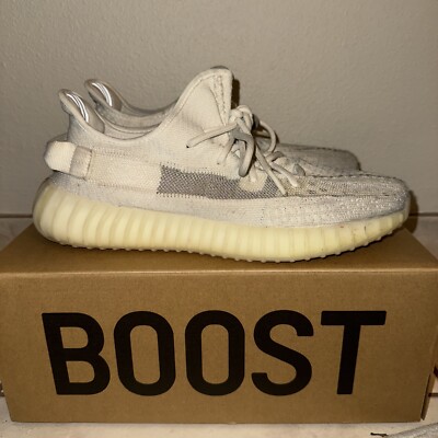  Preowned Adidas Yeezy Boost 350 V2 Low Bone sz 10