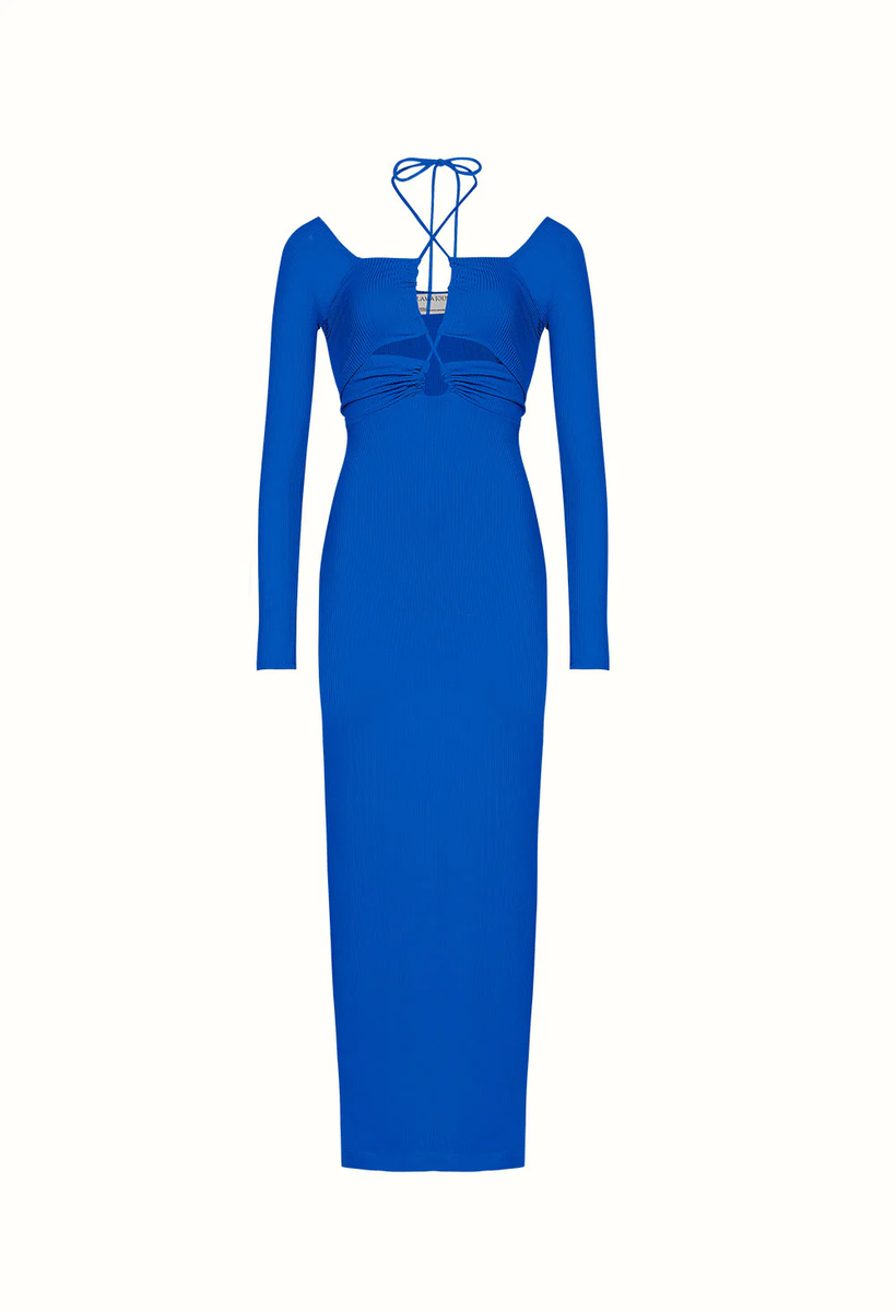 Lama Jouni Redefining Essentials Women's Strap Long Sleeve Dress