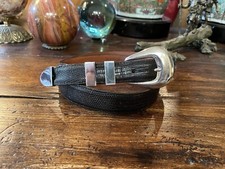 Largest James Reid Ltd Sterling Silver Belt Buckle 35-36-1.25-1     