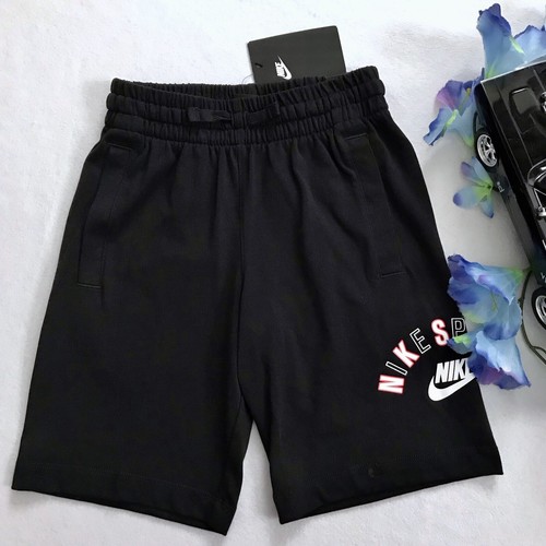 Nike NWT Black Performance Sweat Shorts Boys S - Picture 2 of 10