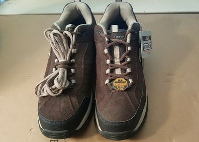 skechers for work men's soft stride steel toe work shoe