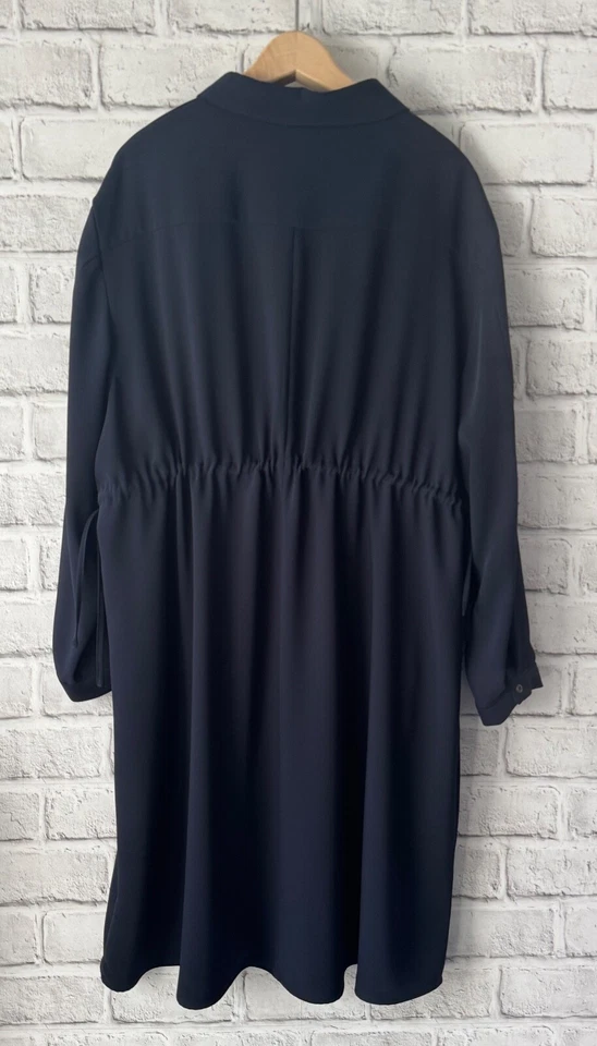 Minx Gr 54 Mantel Kleid KITA Dark Blue Dunkelblau NEU - Bild 3 von 4