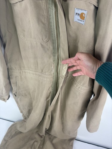 Mono FR Carhartt bronceado cremallera completa para hombre talla 44 de alto - Imagen 4 de 15