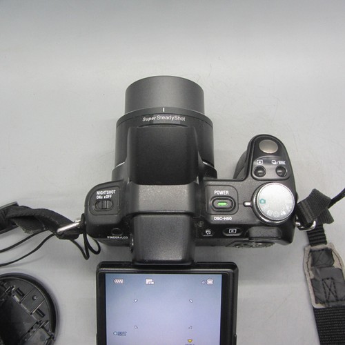Sony Digital Camera Cyber-shot DSC-H50 9.1MP Silver Tested - Picture 6 of 11