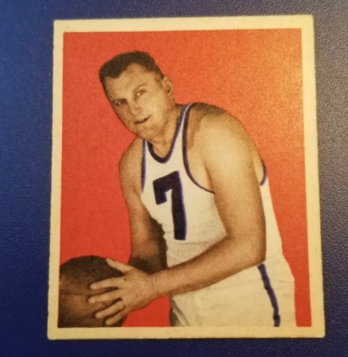 1948 BOWMAN #48 BASKETBALL ED SADOWSKI ROOKIE WARRIORS 