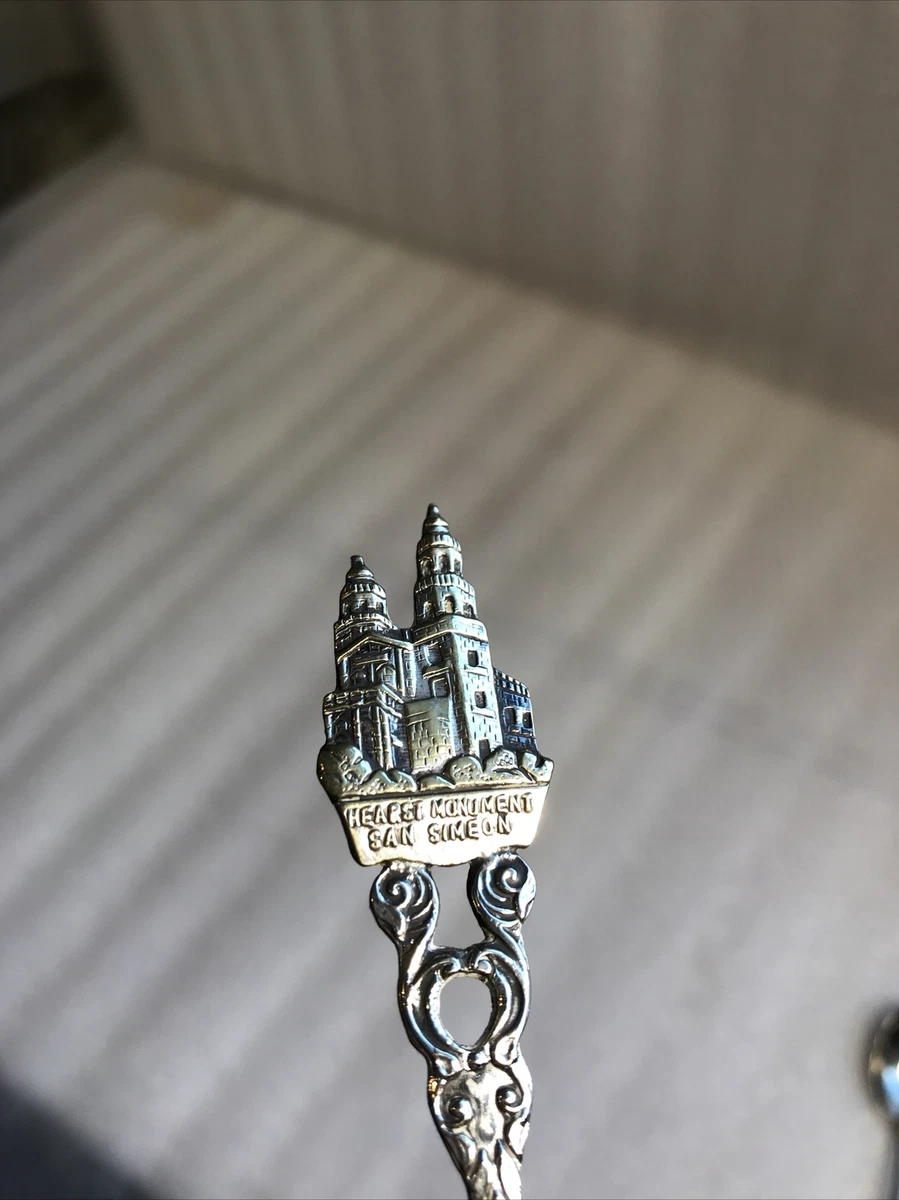 Vintage Hearst Castle Monument San Simeon, CA Collectors Spoon Silver Plated.