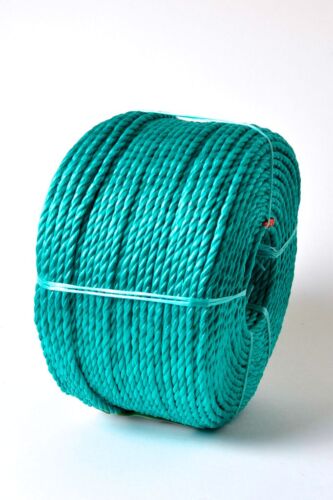 POLYPROPYLENE ROPE 6, 8, 10, 12 & 16MM IN WHITE BLACK RED GREEN ORANGE YELLOW - Picture 5 of 7