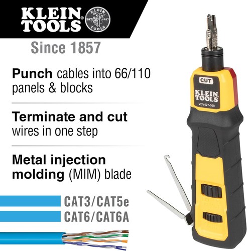 Klein Tools VDV427-300 Impact Punchdown Tool - Picture 3 of 3