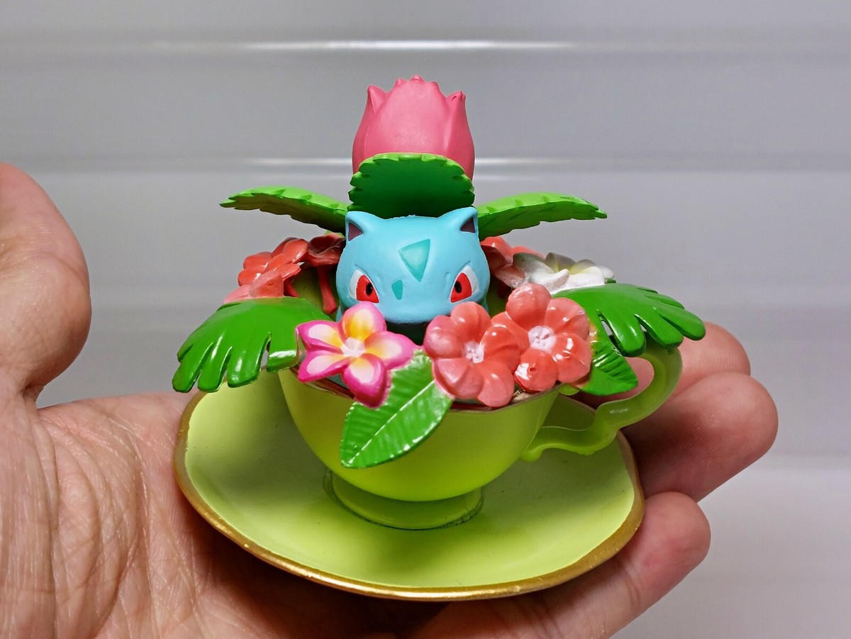 Ivysaur Pokemon Floral Cup Collection Figure RE-MENT 2018 Toy