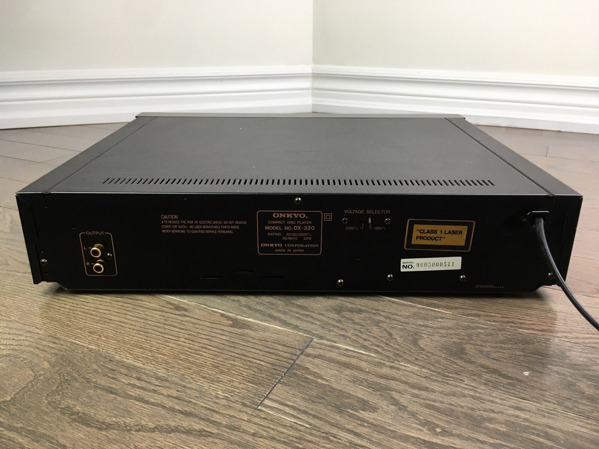 ONKYO Integra DX-320 HiFi Compact Disc Single CD Player 1986 JAPAN