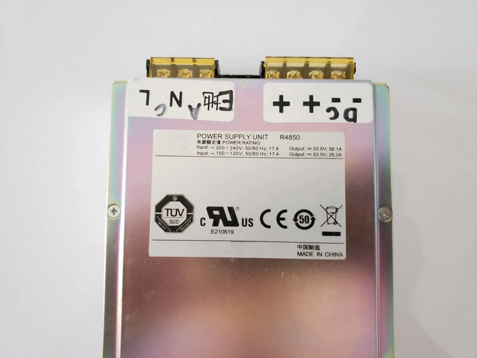 Adaptador de unidad de fuente de alimentación fuente de alimentación de eficiencia DC 53.5V 56A 3000W 200-240V entrada de CA Foto 2 de 4