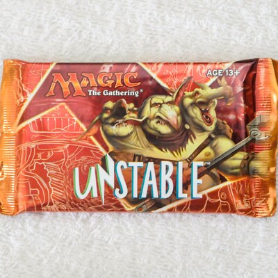 MTG: 3 UNSTABLE Factory Sealed Boosters from Box 1 of Each Art
