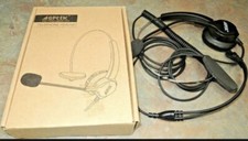NEW AGPTEK Telephone Phone Headset Hands-free Noise Canceling HA0080 HA0081