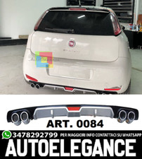 FIAT PUNTO / PUNTO EVO Stoßstangen Diffusor 4 Auspuffe ABS