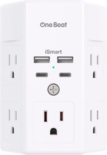 5 Outlet Surge Protector with 4 USB Charging Ports