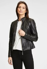 Gipsy giacca di pelle giacca da motociclista donna Cacey LEGV regular fit bio black